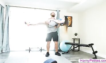 Sport man screws his college-aged yr elder neighbors