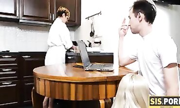 Sisterly Love - Hot Sister Fucks Her Brother In Law With A Deep Throating Blowjob And Hardcore Sex