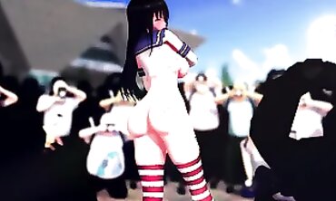 Mmd Yui Kotegawa Don’t Care what ever People say to Her. she