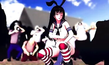 Mmd Yui Kotegawa Don’t Care what ever People say to Her. she