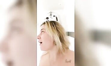 Be your Bae Momma Milking into Bathroom Tub Bathtub