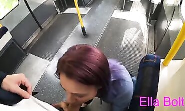 Risky Blowage inwards Teach. Caught by Stranger Jism on Face