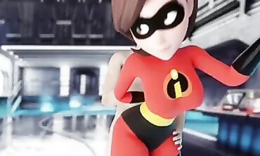 The Incredibles - Helen Parr | hottest Compilation 3 DIMENSIONAL Animations 1920x1080p60fps |