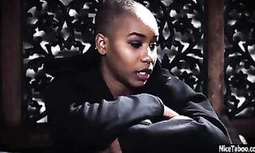 Hot African Teens Faces Off in Lesbian Threesome with MILFs