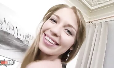 Mary a uber-cute young blond russian sweetie penetrated tough inwards her butt