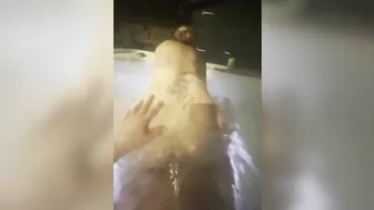 Cougar Sits Ontop of Young Good-sized Harsh Shaft Juggling on it