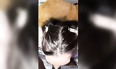 Uber-cute dark hair wants a chunk of that bbc