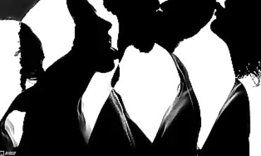 Mé·nage à Trois - (Silhouette Inhale and Boinked trio Way)