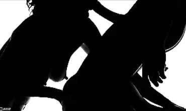 Mé·nage à Trois - (Silhouette Inhale and Boinked trio Way)