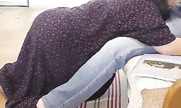 Milf gave son-in-law a sucky-sucky and spread her ass for rectal
