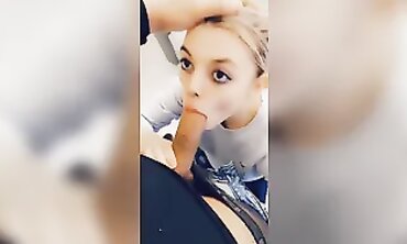 Hardly Barely legal Deepthroating Bosses Dick Inwards Outdoors Wc for a Hoist