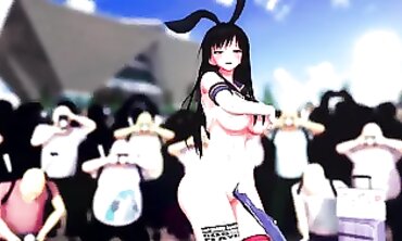 Mmd Yui Kotegawa Version 2 during Concert she want People to Spunk