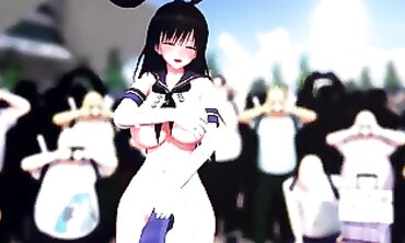 Mmd Yui Kotegawa Version 2 during Concert she want People to Spunk