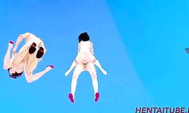 Boku no Hero Toon - Bakugou Nails Uraraka and Todoroki Romps Momo