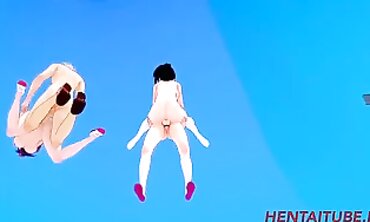 Boku no Hero Toon - Bakugou Nails Uraraka and Todoroki Romps Momo