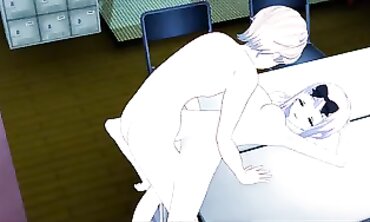 Miyuki Shirogane Humps Chika Fujiwara inwards the Clubroom - Enjoy is War