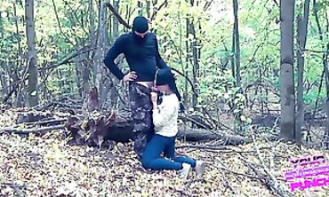 Dirtbike tramp adores my spunk-pump into the forest