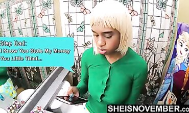 Savagely Sparked Black Mother's Hefty Sagginess - Torturous DOMINATION & SUBMISSION with Machine