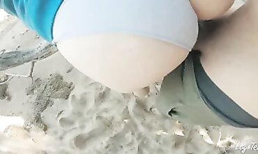 outdoors beach intercourse inwards sardinia