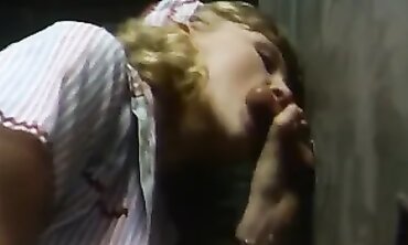 Waitress Sheer Gusto works the gloryholes upscaled to 4K