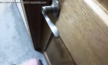 Daughter-in-law catches step Father seeing her bathroom and penetrates him