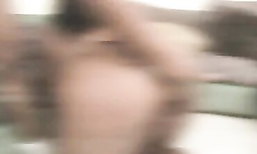 Ash-blonde and dark hair african nymphs poked two guys side by