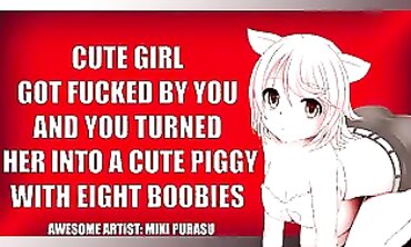 Transformation of a bimbos in a Pig while you are Porking her