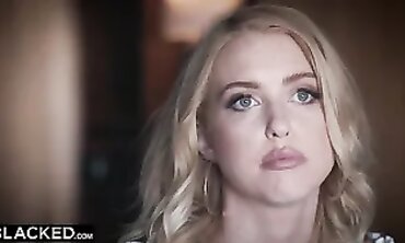 BLACKED Fuckfest-addicted Petite Blond cant Stand against humungous ebony trouser snake