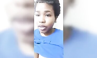 African doll pumps a XXL titty for Youtube