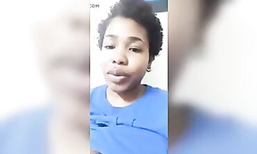 African doll pumps a XXL titty for Youtube