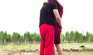 outdoors orgy into a recreation park