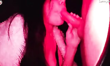 Sweetheart Inhales Next Doors Rod Gets Jizzed Inwards Gullet