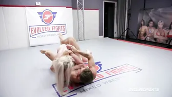 Combined Grappling Struggle as Kay Carter Gets Poked Stupid by Nathan Bronson