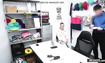 Mike Mancini penalized with his jizz-shotgun the shoplifter Emma Hix