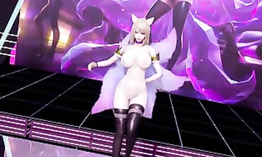 [MMD] Lupin Ahri Bare Sensuous Dance Uncensored 3 DIMENSIONAL