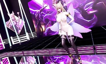 [MMD] Lupin Ahri Bare Sensuous Dance Uncensored 3 DIMENSIONAL