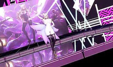 [MMD] Lupin Ahri Bare Sensuous Dance Uncensored 3 DIMENSIONAL