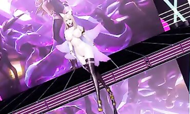 [MMD] Lupin Ahri Bare Sensuous Dance Uncensored 3 DIMENSIONAL