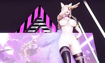 [MMD] Lupin Ahri Bare Sensuous Dance Uncensored 3 DIMENSIONAL