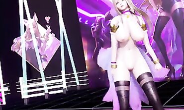 [MMD] Lupin Ahri Bare Sensuous Dance Uncensored 3 DIMENSIONAL