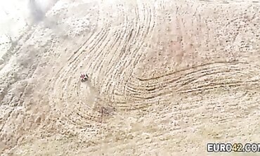 My hubbys lengthy spear is finer after a quad excursion