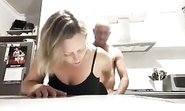 Spur of the Moment Kitchen Boinked Turns in scorching Sesh with both