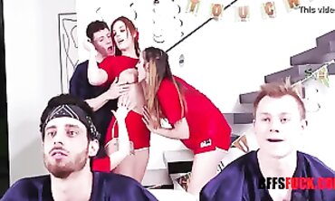 A XXL Game Triple Score By BFFS - Everly Haze Mia Moore
