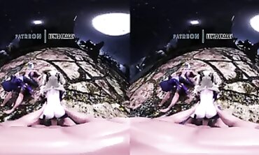 Genshin Influence - Mona Fischl Moolight Gang Lovemaking [UNCENSORED VR ANIME R-18
