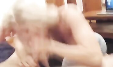 My super-sexy platinum-blonde domina has jaw-dropping deep throating skillz