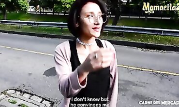 MAMACITAZ - #Luna Castillo - Bony Latina Heads From Streets And Leaps