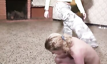 Lesbo domination Harsh Kneeing Punisment