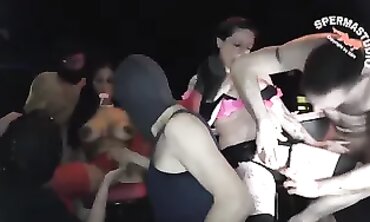 adorable group pummel with two promiscuous sluts