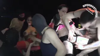 adorable group pummel with two promiscuous sluts