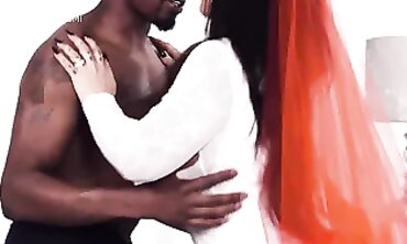 Tatted Obese Bride Has Last Fucky-fucky With huge ebony dinky Boy